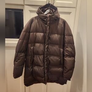 Hugo Boss Dark Brown Puffer Down Jacket